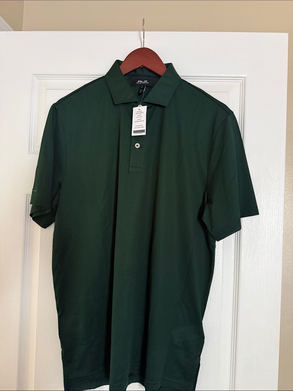 RLX Ralph Lauren Dark Green Short-Sleeve Polo